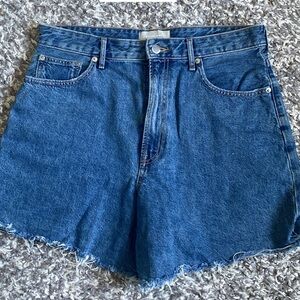 Everlane Women's High Wasted Jean Shorts